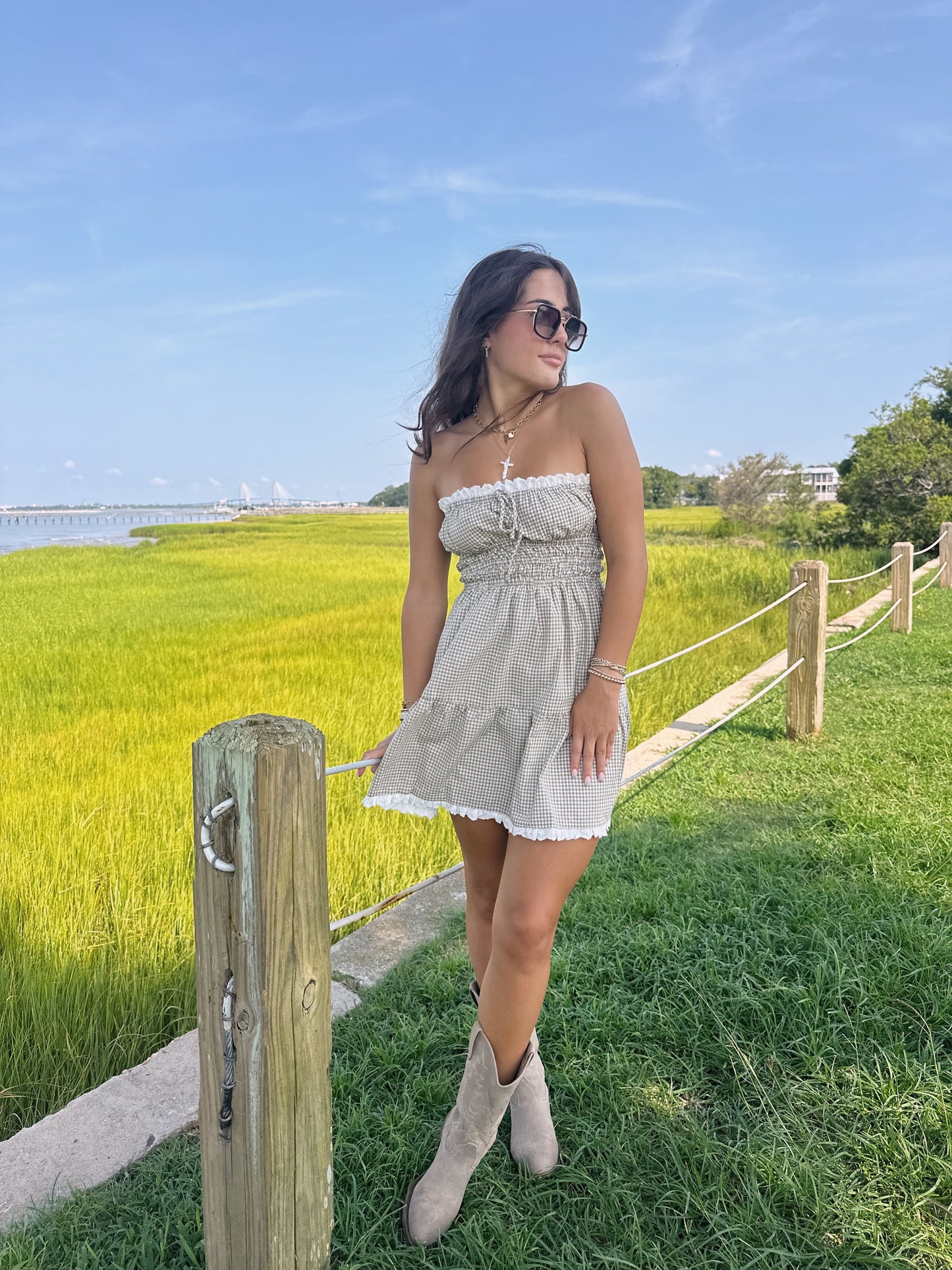 Keep It Sweet Gingham Dress