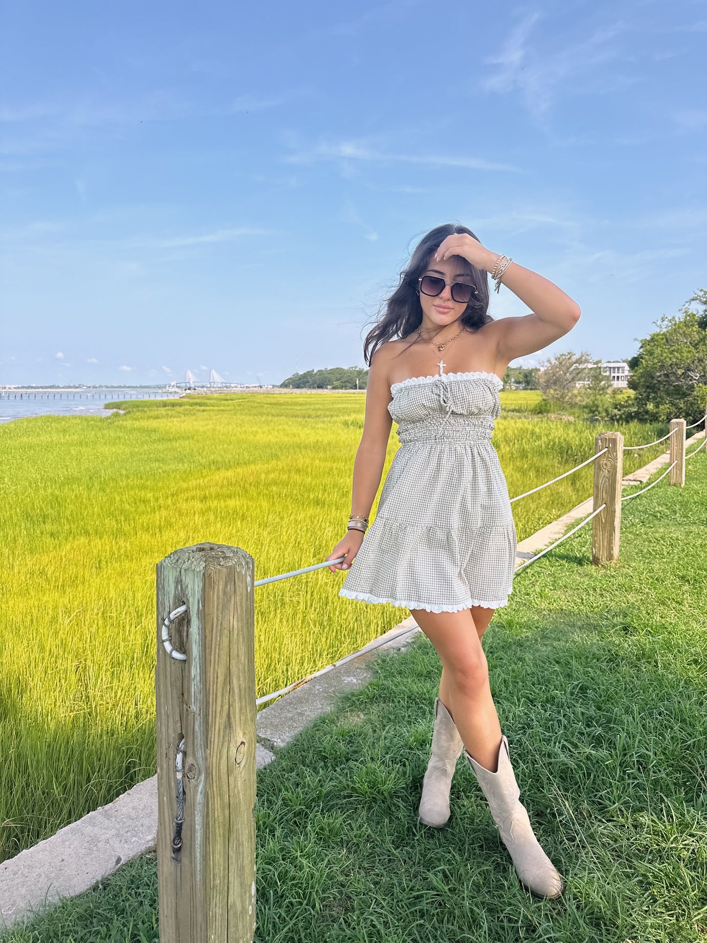 Keep It Sweet Gingham Dress