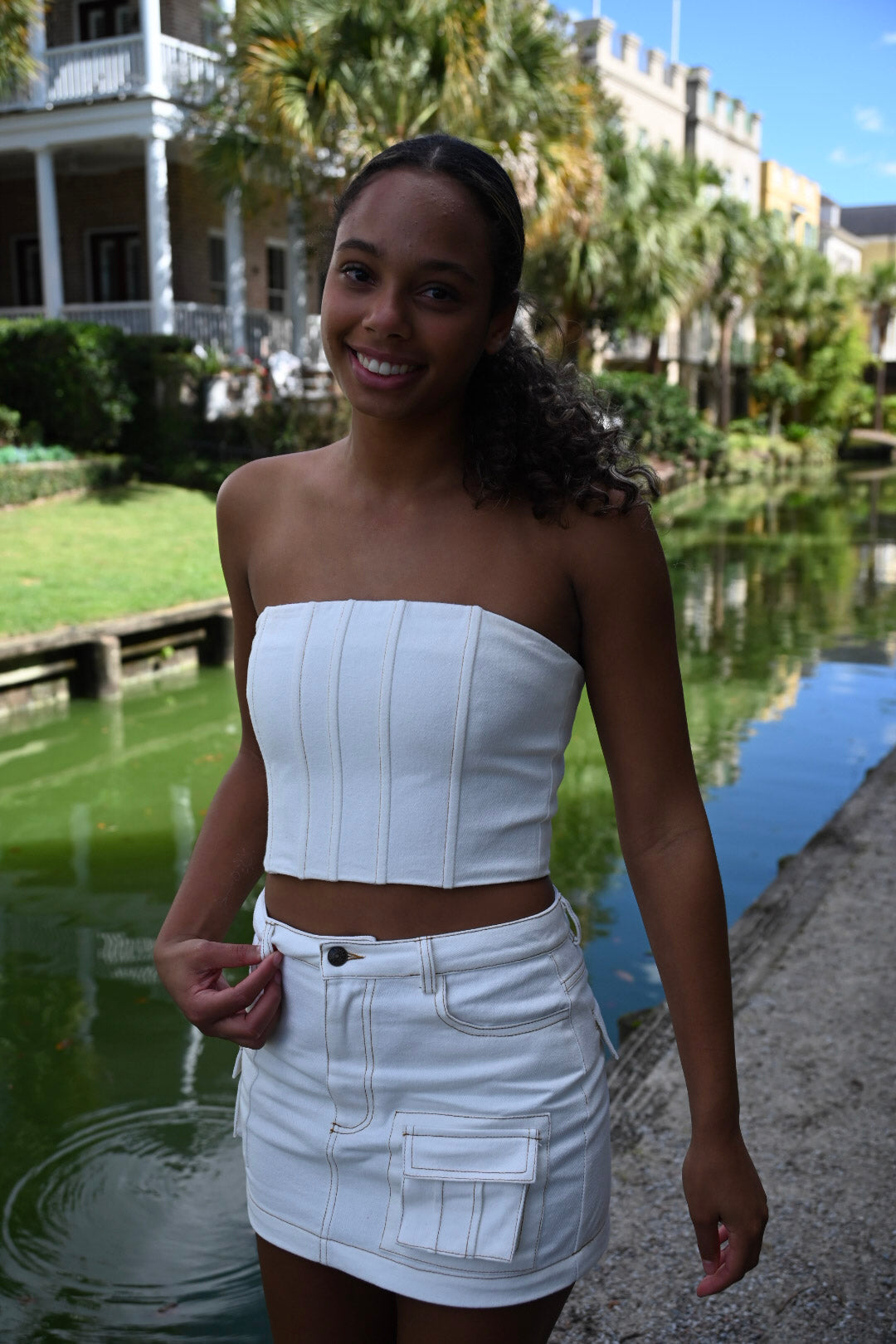 Back Together Cargo Skirt