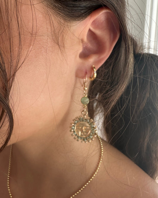 Sun Dangle Earrings
