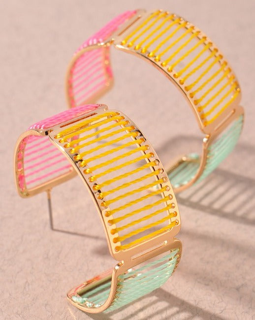 Pastel Geometric Hoops