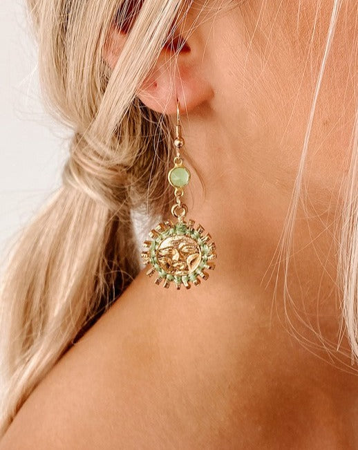 Sun Dangle Earrings