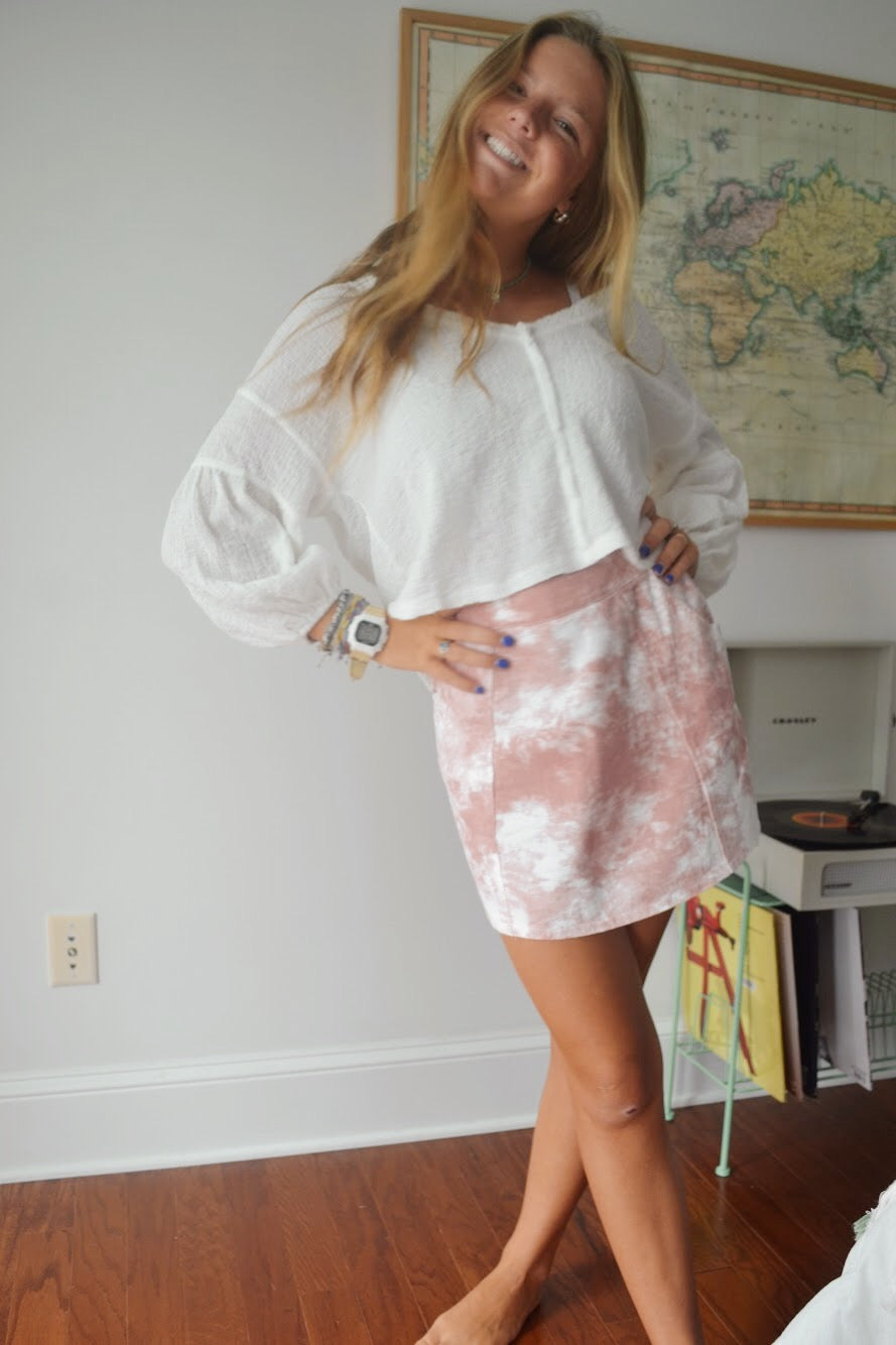 Dye-Namic Mini Skirt
