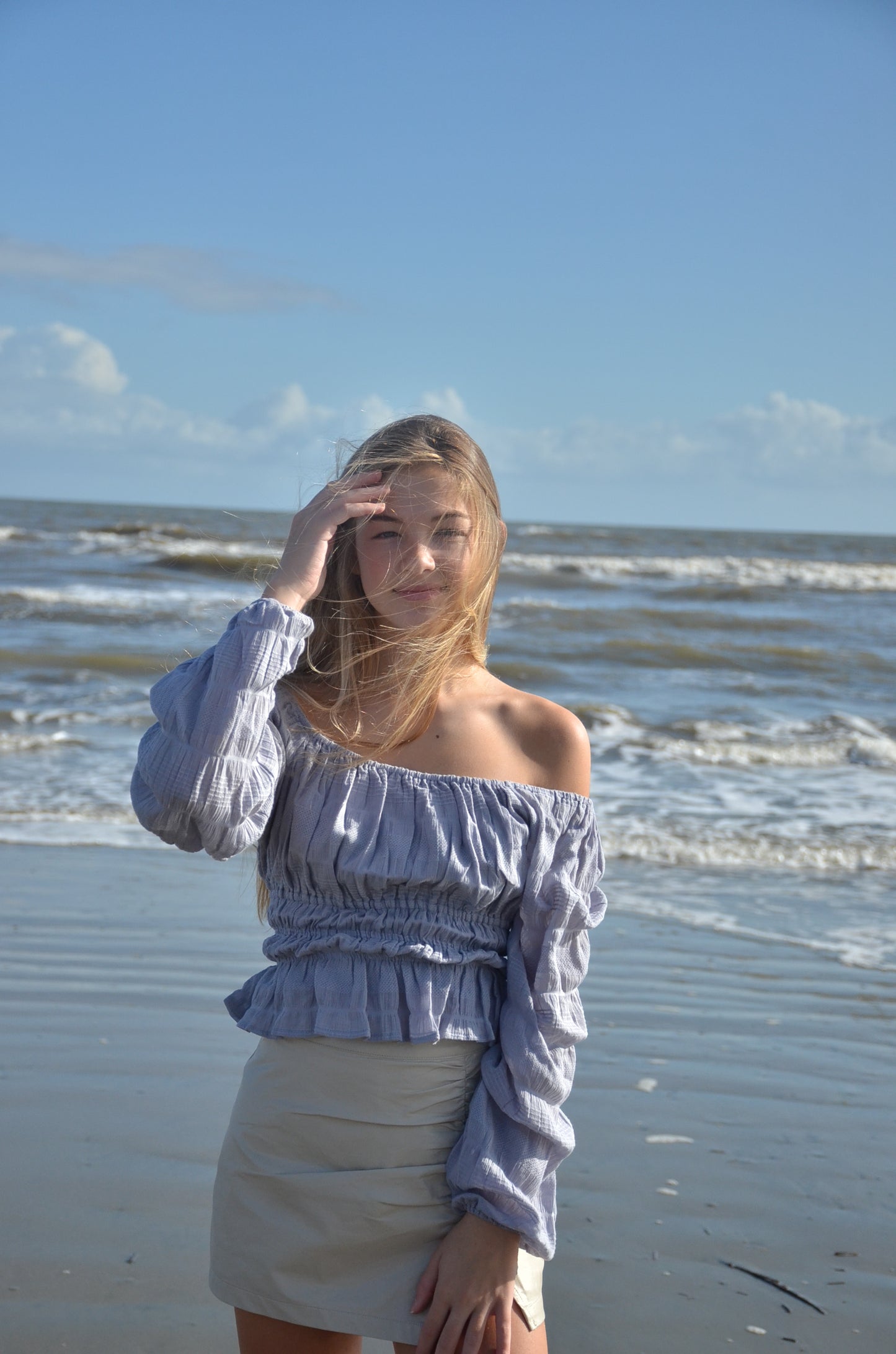 Misty Blue Top