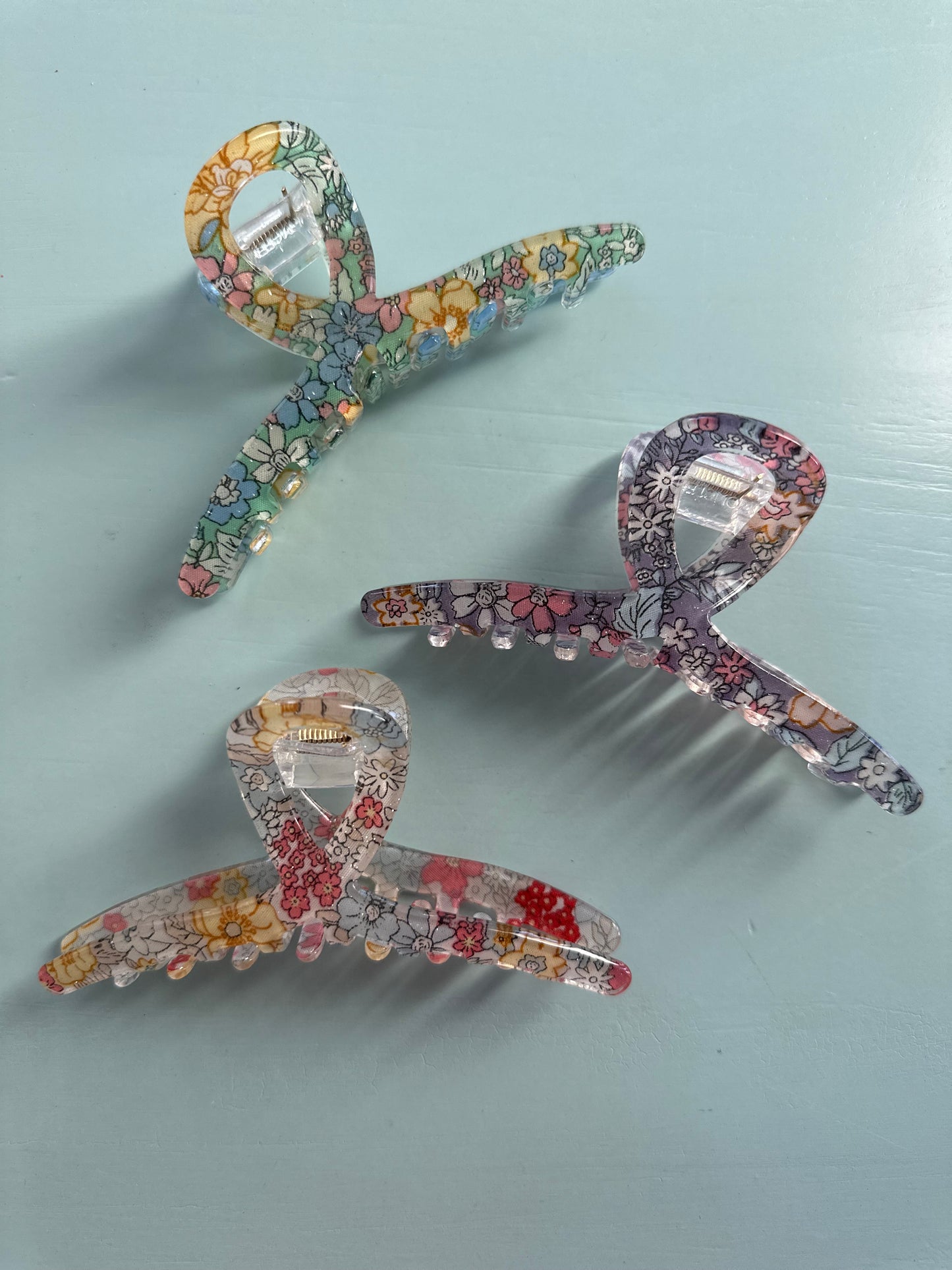 Vintage Floral Hair Clip