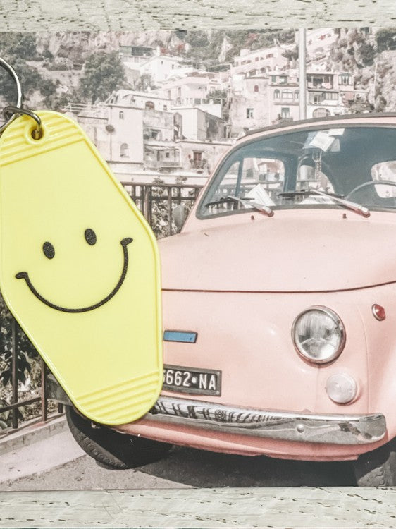 Smiley Face Keychain