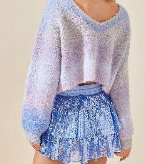 All The Best Memories Ombre Sweater