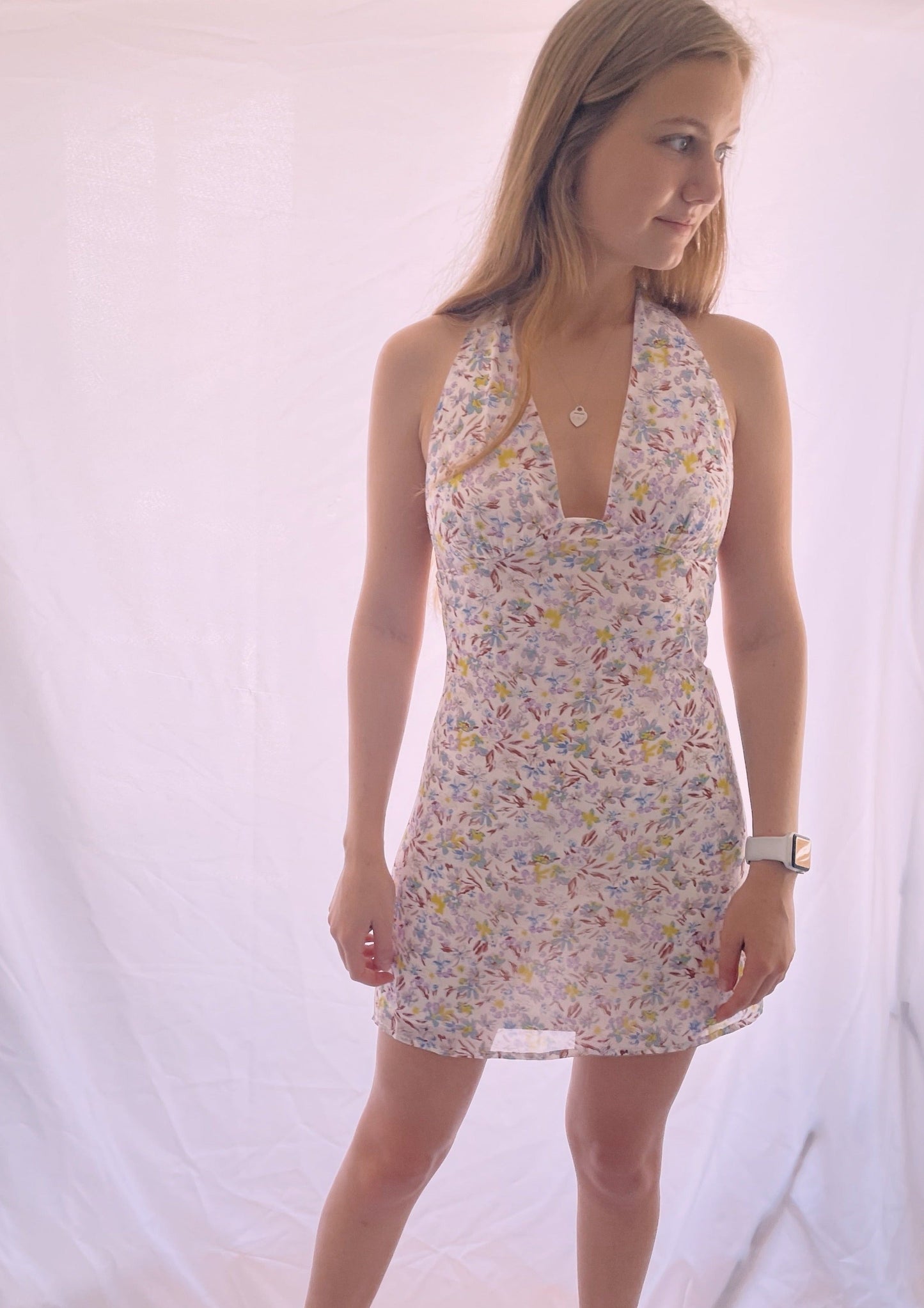 Life's A Breeze Halter Dress