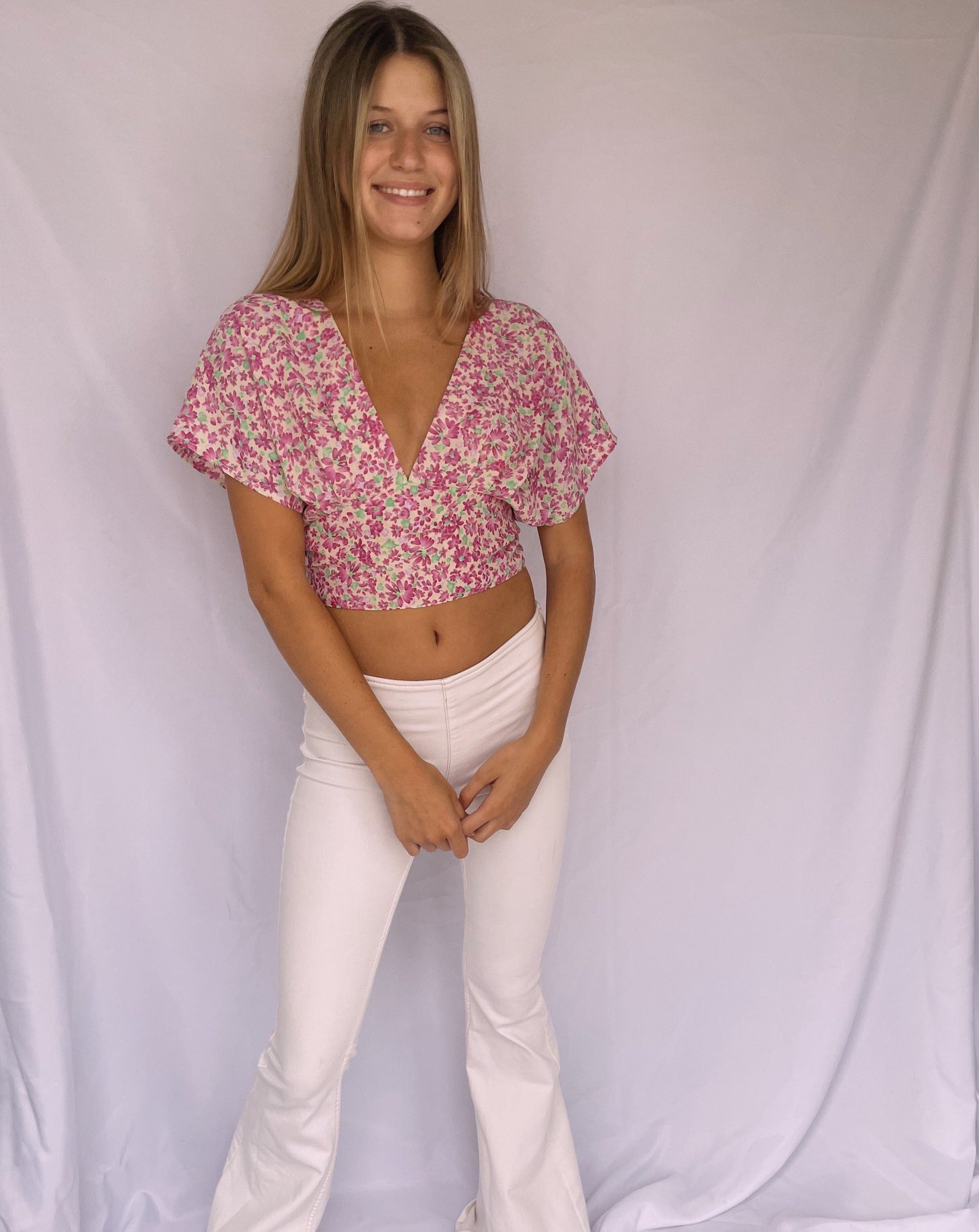 Too Sweet Tie-Back Top