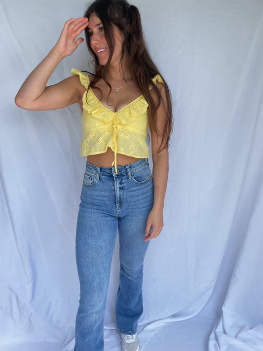 Couldn't Be Cuter Yellow Top