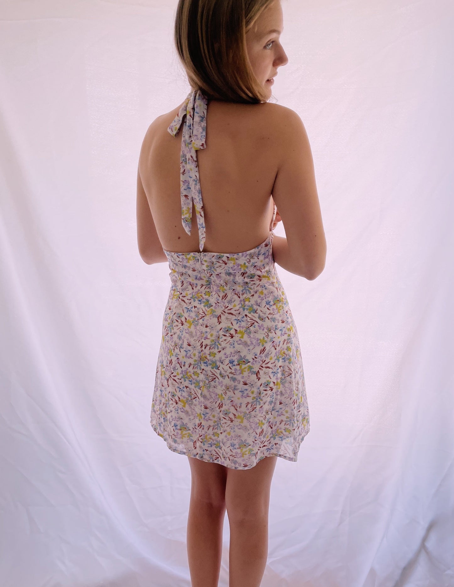 Life's A Breeze Halter Dress
