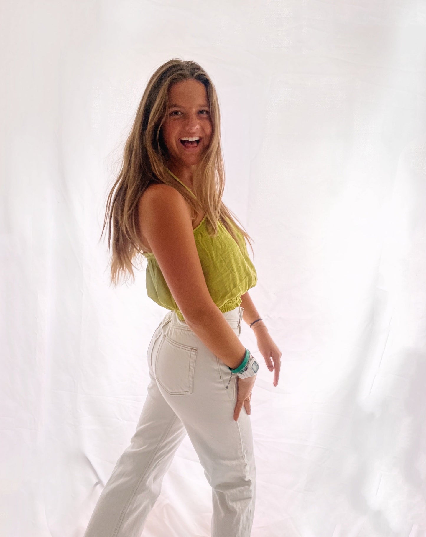 Meet At Sunset Halter Top