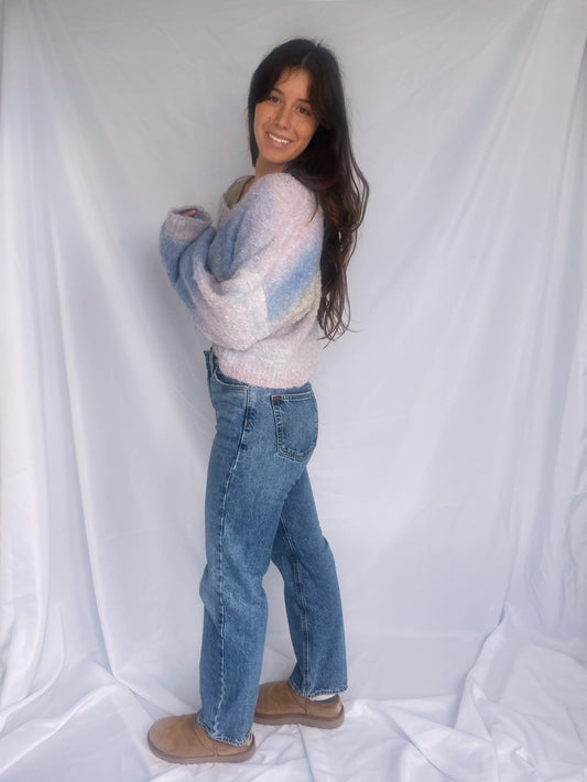 All The Best Memories Ombre Sweater