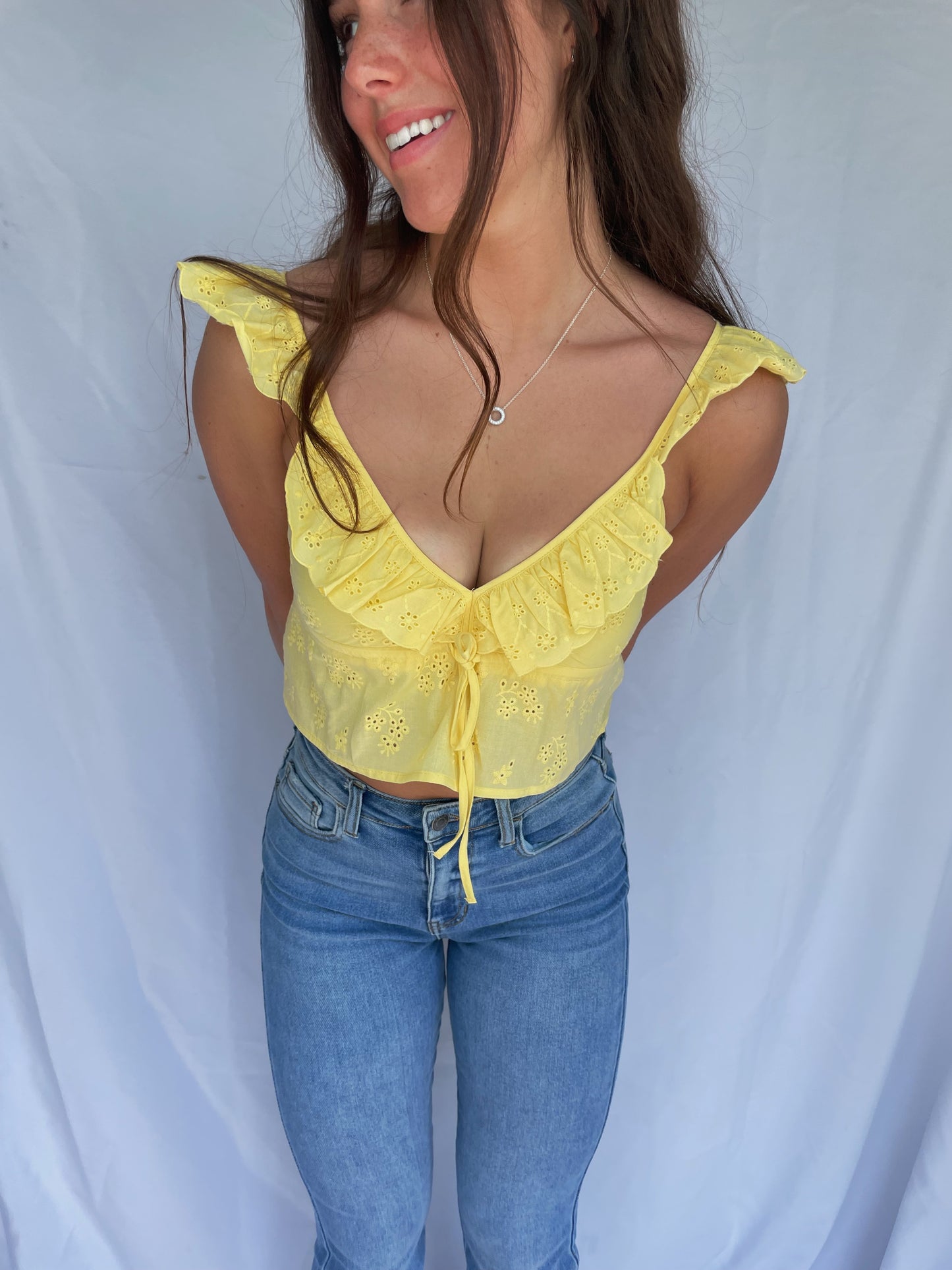 Couldn't Be Cuter Yellow Top
