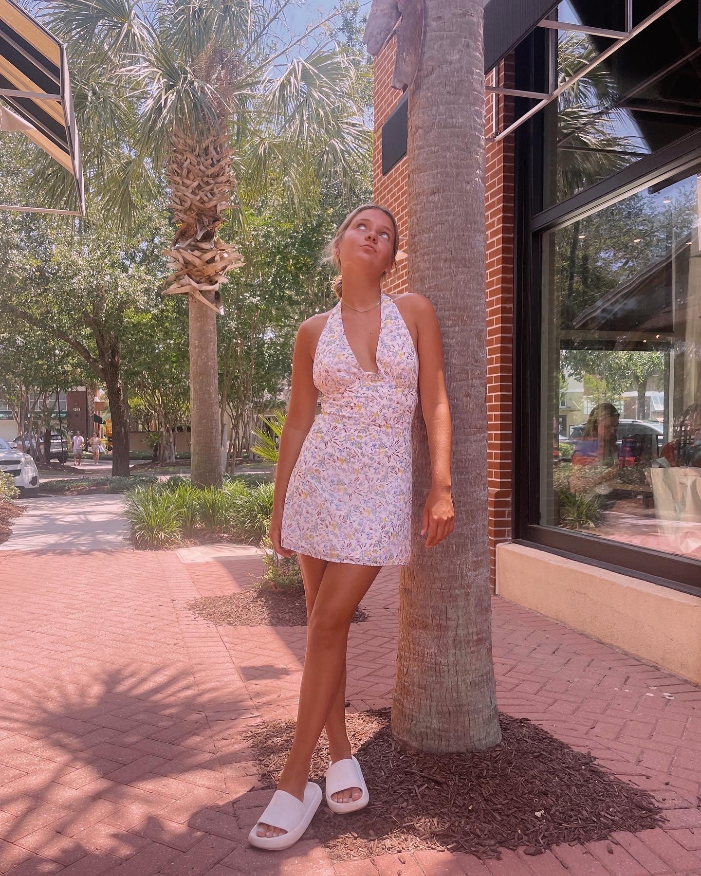 Life's A Breeze Halter Dress