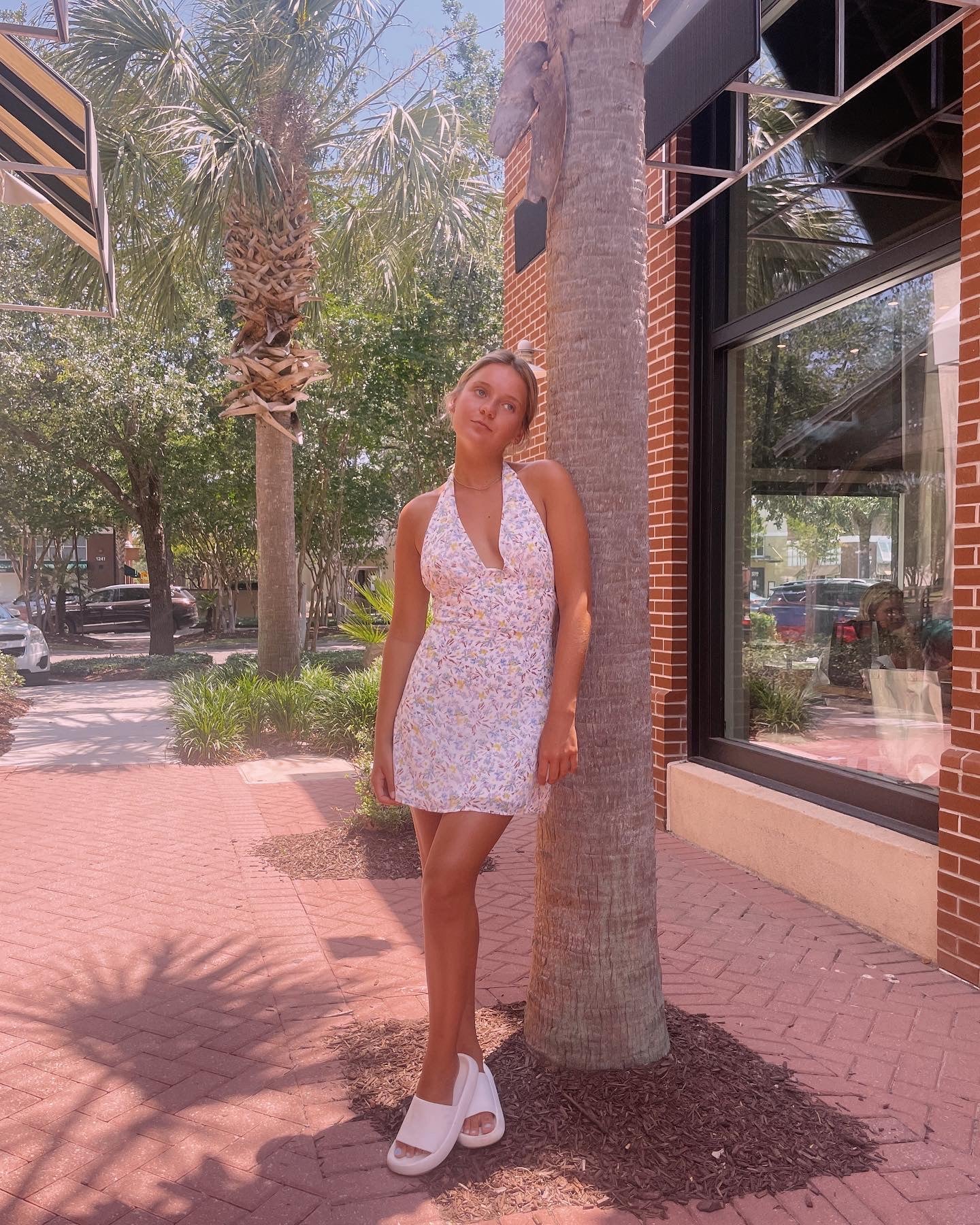 Life's A Breeze Halter Dress