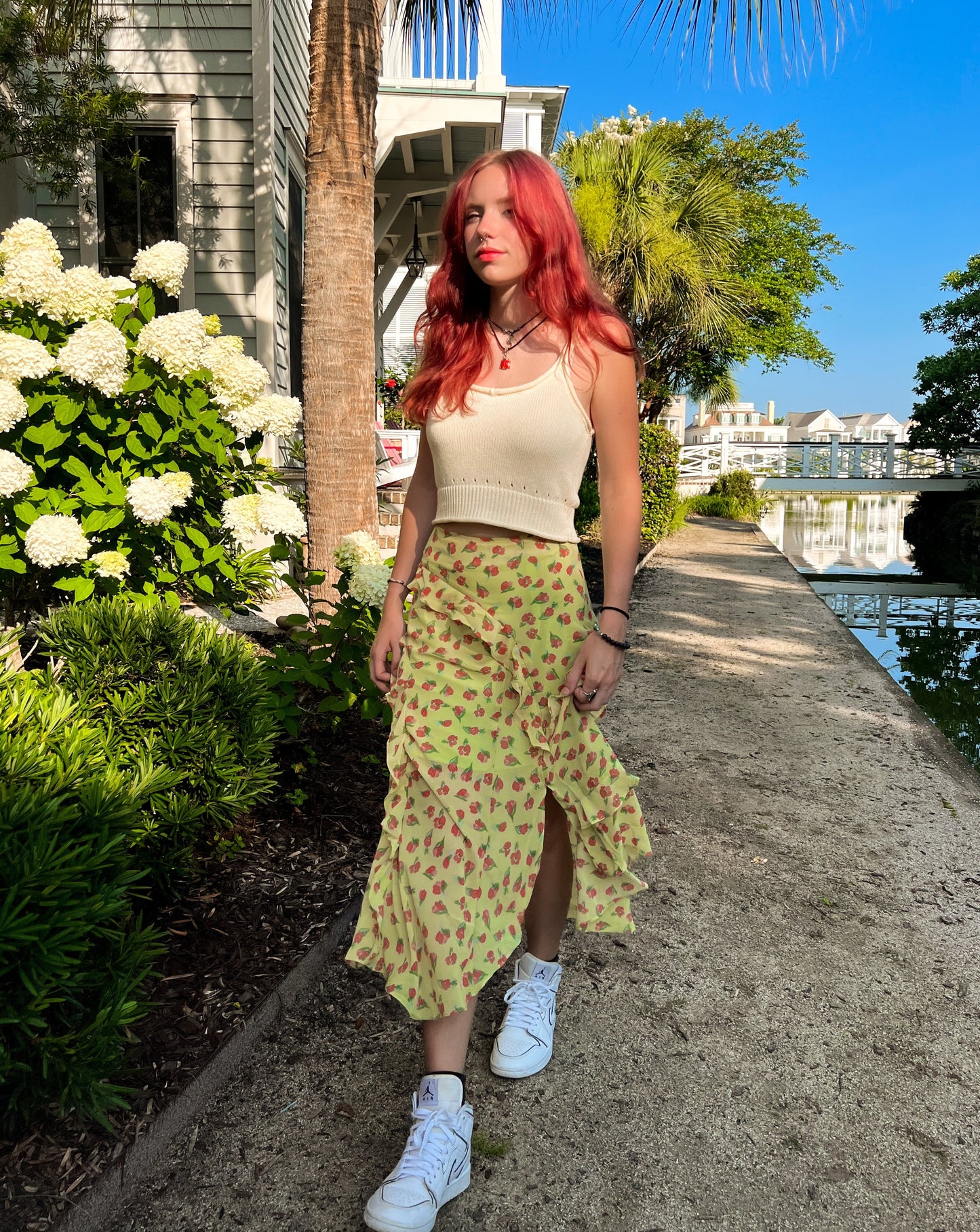 Dancing In A Flower Field Skirt