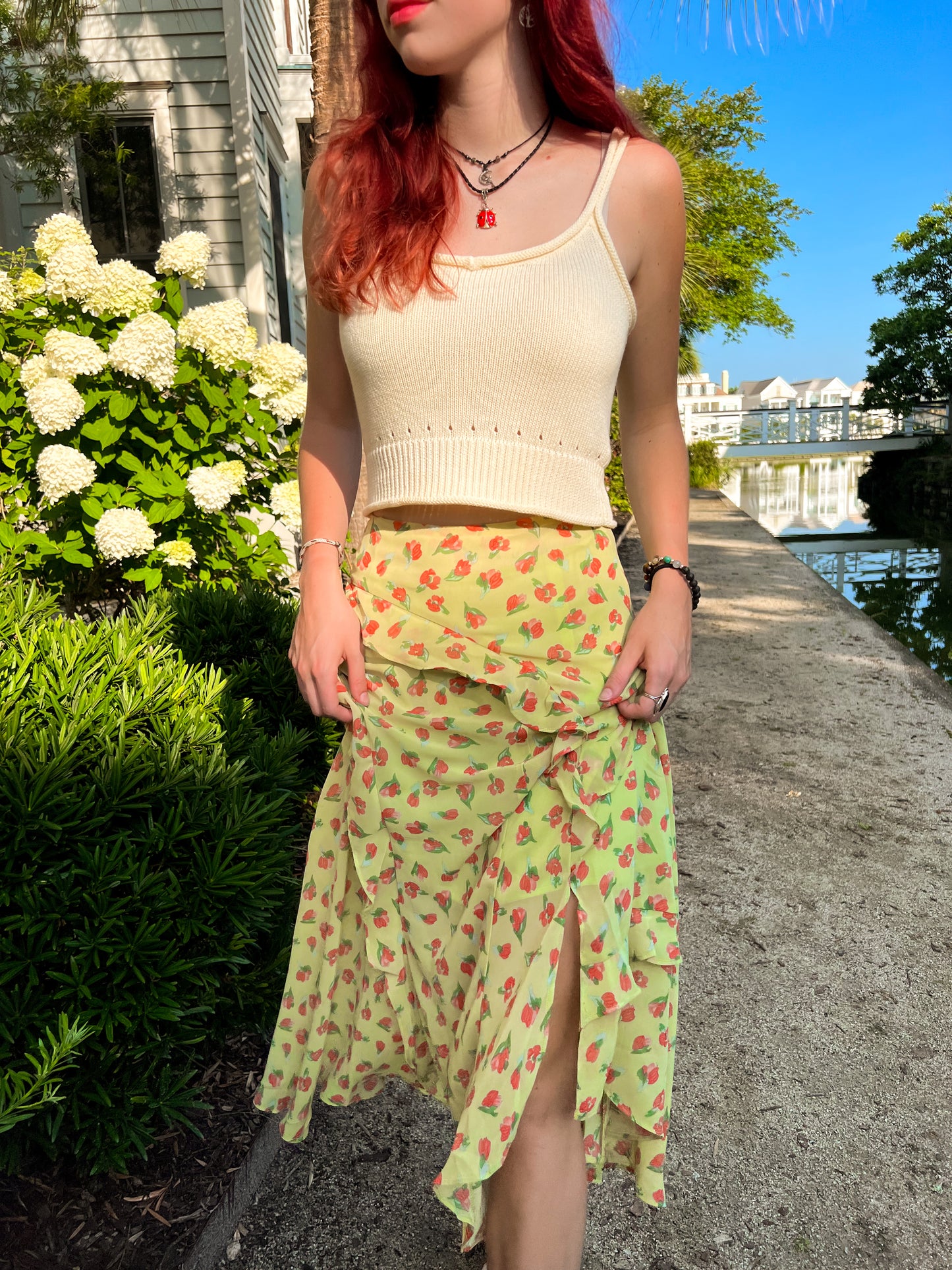 Dancing In A Flower Field Skirt